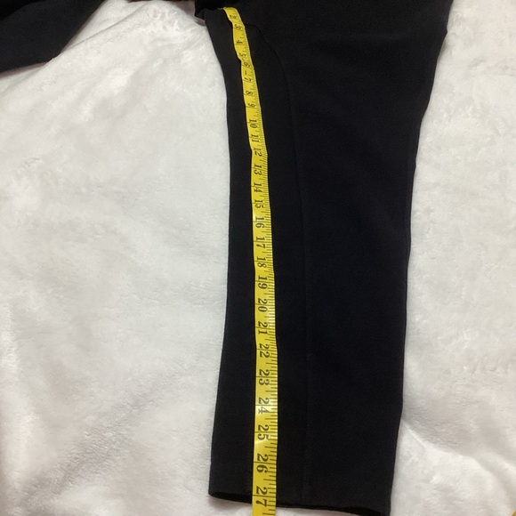 Fashion Bug Black Zip Pocket Petite Pants Size 18WP Business Casual Cotton Blend - Picture 7 of 9